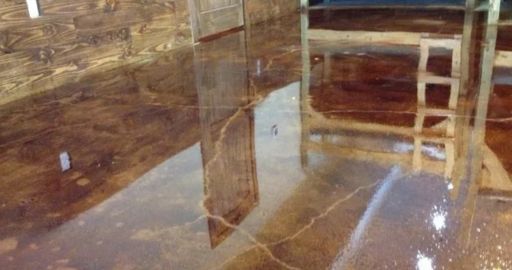 Stained Concrete Floor